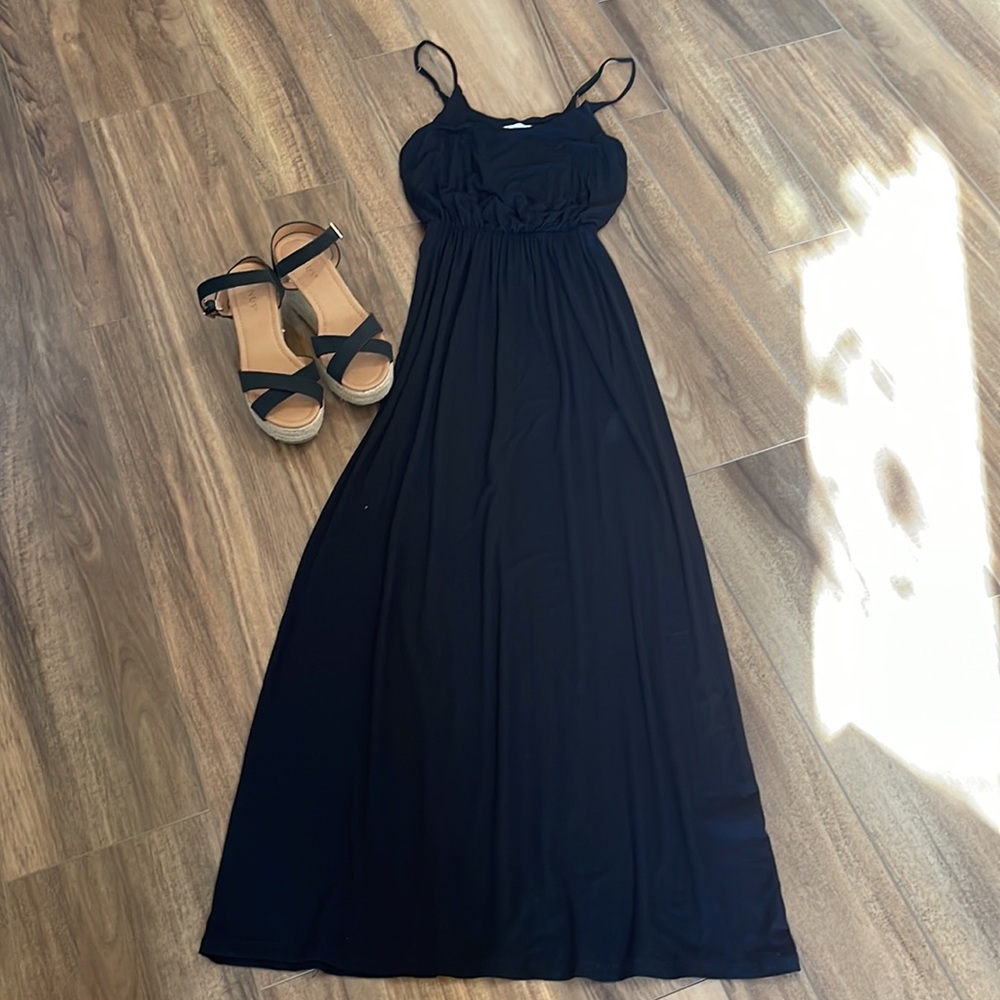 Women’s black maxi dress, size small